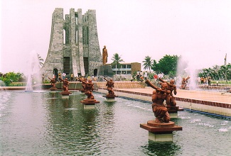 Le monument ddi  Kwame Nkrumah  Accra