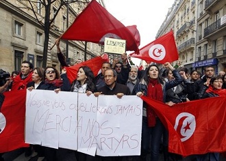 Manifestation  Paris le 15 janvier dernier