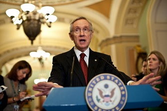 Harry Reid, leader de la majorit dmocrate au snat