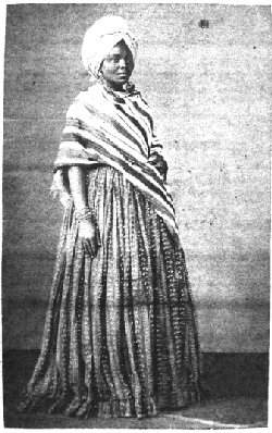 Esclave africaine dite de nation " Mina ". Origine suppose le Ghana ou le Bnin. Rio de Janeiro. 1864 - 1866