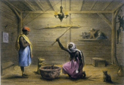 Une gurisseuse ou fticheuse africaine, Paramaribo, Surinam, 1839