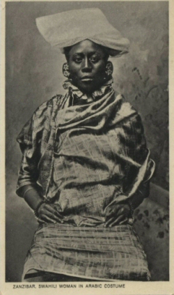 Femme Swahili de zanzibar