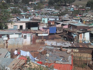 Une vue de Soweto