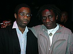 Richard Bona et notre journaliste
