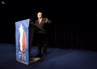 Le chef du Front national, Jean-Marie Le Pen