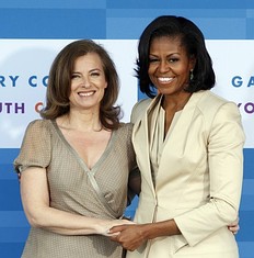 Valerie Trierweiler et Michelle Obama le 20 mai 2012  Chicago