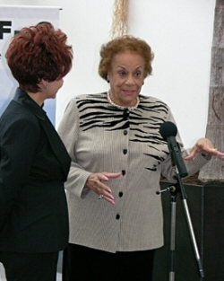 Dame Jocelyn Barrow, la Prsidente dHonneur du Global Council of Black Women Leaders, durant l'dition 2004 du Congrs