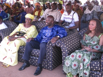 Mme Maiga Sina Damba, Malamine Koné et son épouse