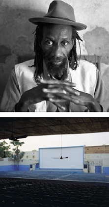 Sotigui Kouyat, Ouagadougou, 2003 - @ Antoine Temp....................Cin Oubri, Ouagadougou, 2003 - @ Stephan Zaubitzer