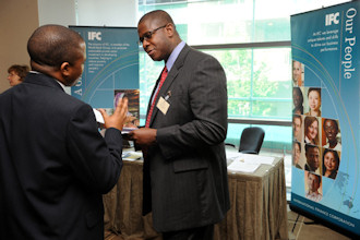 Un précédent forum de recrutement careers in africa