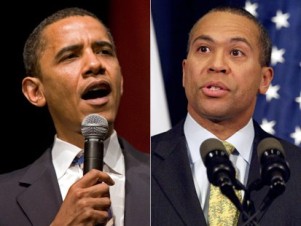 Barack Obama et Deval Patrick