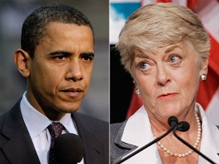 Barack Obama et Geraldine Ferraro