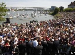 75 000 personnes taient rassembles  Portland pour soutenir Barack Obama