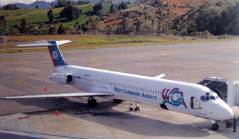 L'avion avant le crash