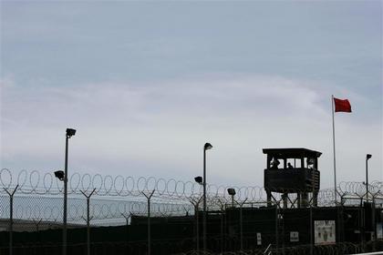 Vue de la base amricaine de Guantnamo Bay, sur lle de Cuba