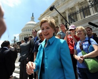 Hillary Clinton a refait une apparition publique cette semaine