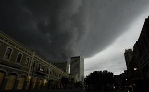 L'ouragan Gustav arrive sur la Nouvelle-Orlans, le 31 aot 2008  AFP