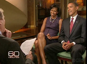 Barack et Michelle Obama dans l'émission ''60 minutes''