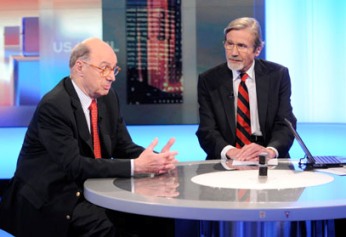 Klaus Emmerich ( gauche), ancien correspondant de la tl autrichienne aux Usa s'est illustr par ses propos racistes