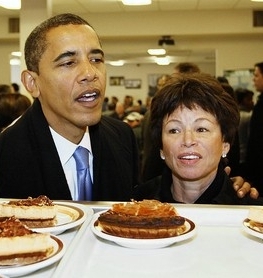 Barack Obama et Valerie Jarrett à Chicago vendredi 21 novembre dernier