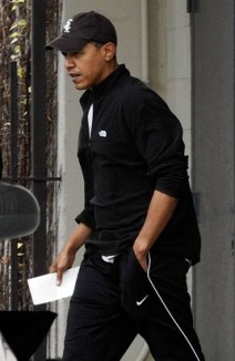 Le nouveau président se maintient en forme...