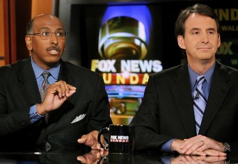 Michael Steele en compagnie deTim Pawlenty, gouverneur du Minnesota 