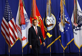 Barack Obama  son arrive  l'cole militaire de West Point