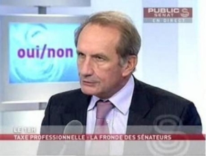 Grard Longuet pendant l'mission o il a tenu les propos controverss