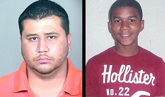 George Zimmerman ( gauche) a t laiss libre aprs avoir tu Trayvon Martin ( droite) qui n'tait pas arm