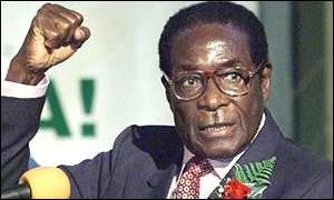 Le prsident du Zimbabwe