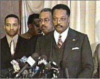 Jesse Jackson ressort comme le leader actuel de la communaut afro-amricaine