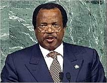 Paul Biya, prsident du Cameroun