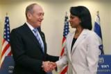 Condoleezza Rice et Ehoud Olmert