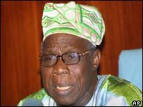 Obasandjo est mcontent du rapport de l'Union europenne sur le droulement des lections au Nigeria