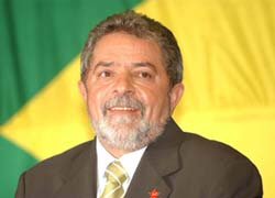 Le prsident Luiz Inacio Lula da Silva