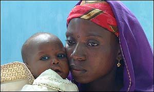 Amina Lawal, 30 ans, condamne  mort par un tribunal islamique