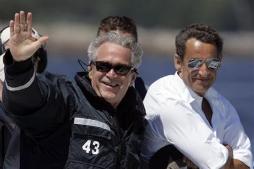 Nicolas Sarkozy et George Bush