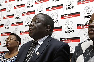 Morgan Tsvangirai, leader du MDC, revendique la victoire