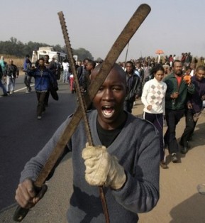 La chasse aux immigrs africains battait son plein
