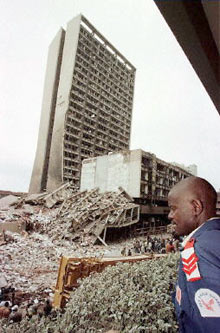 L'attentat  Nairobi en 1998 avait fait plus de 111 victimes.