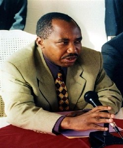 Le chef politique de l'APRD et ex-ministre centrafricain de la Dfense Jean-Jacques Demafouth  AFP