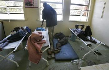 Des malades du cholra, dans un centre mdical de Harare