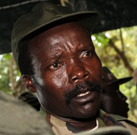 Joseph Kony, leader ougandais du mouvement rebelle Arme de rsistance du seigneur.