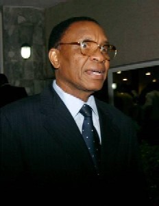 Le prsident  nigrien Mamadou Tandja