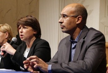 Martine Aubry et Harlem Dsir le 25 novembre