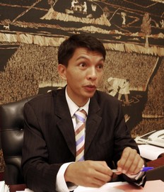 Andry Rajoelina, le nouvel homme fort de Madagascar entend faire rgner l'ordre