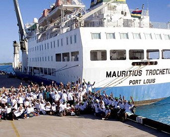 Le dpart de Port Louis