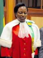 Marie Madeleine Mbourantsouo, prsidente de la cour constitutionnelle