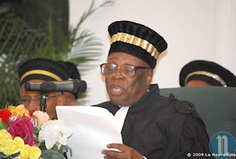Georges Moise, vice-prsident de la cour de cassation en Hati