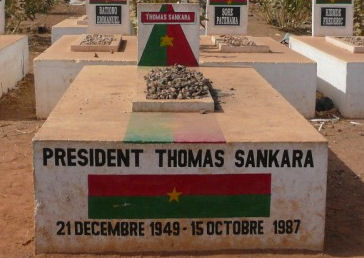 La tombe officielle de Thomas Sankara